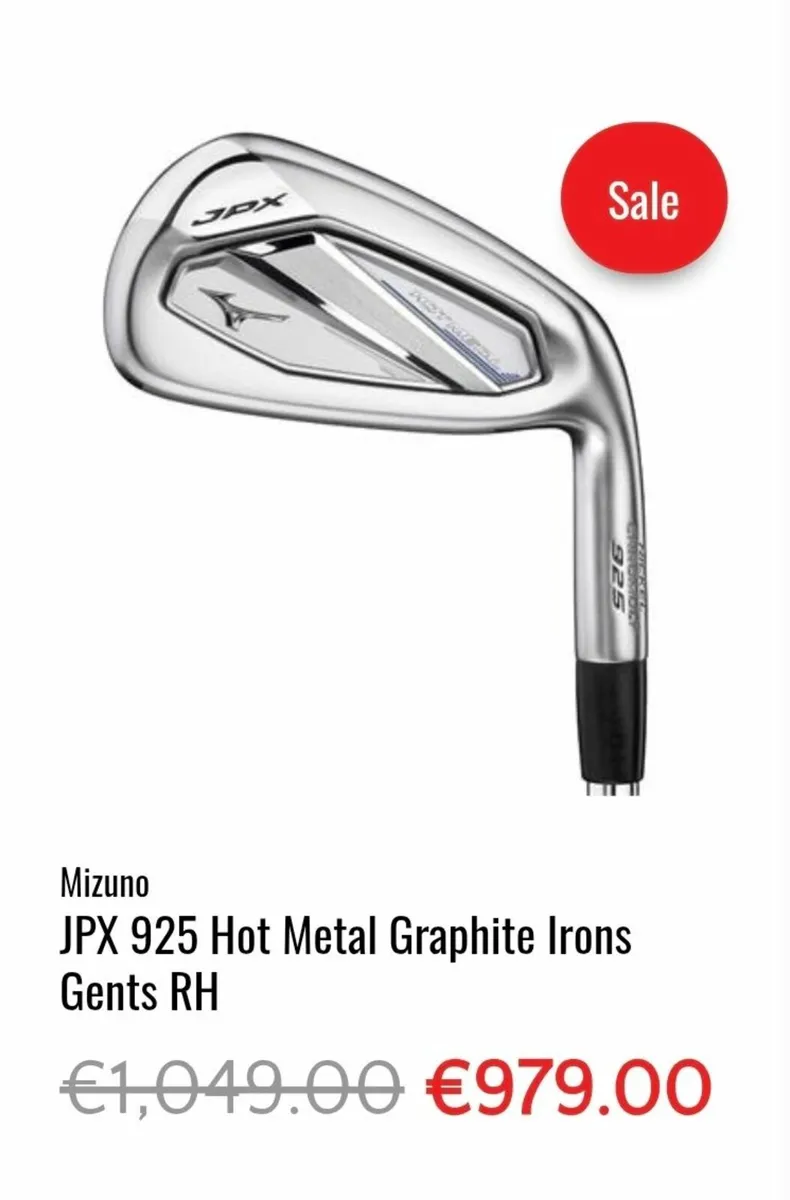 Mizuno JPX Hotmetal Irons - Image 2