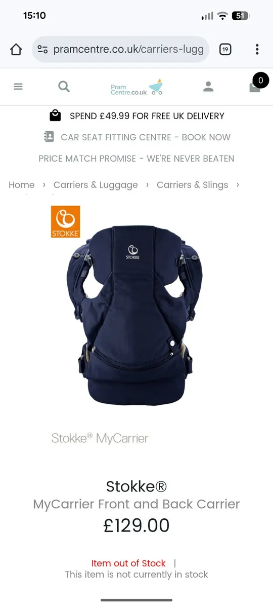 Stokke Front & Back baby carrier - Image 3