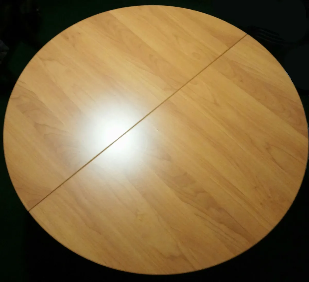 DELLA ROVERE ITALY wooden round table 110cm office - Image 1