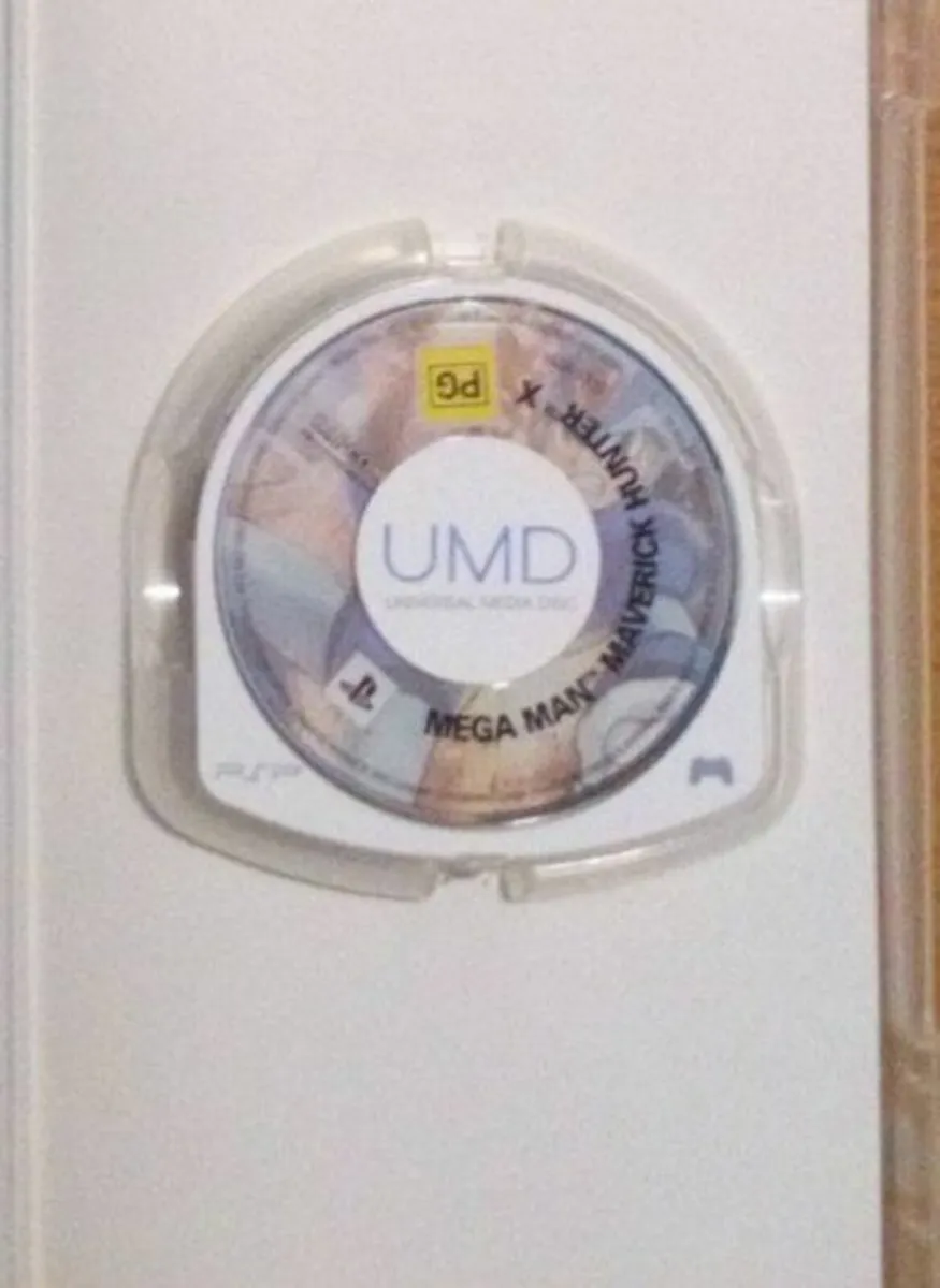 MegaMan Maverick Hunter X PSP game - disc only