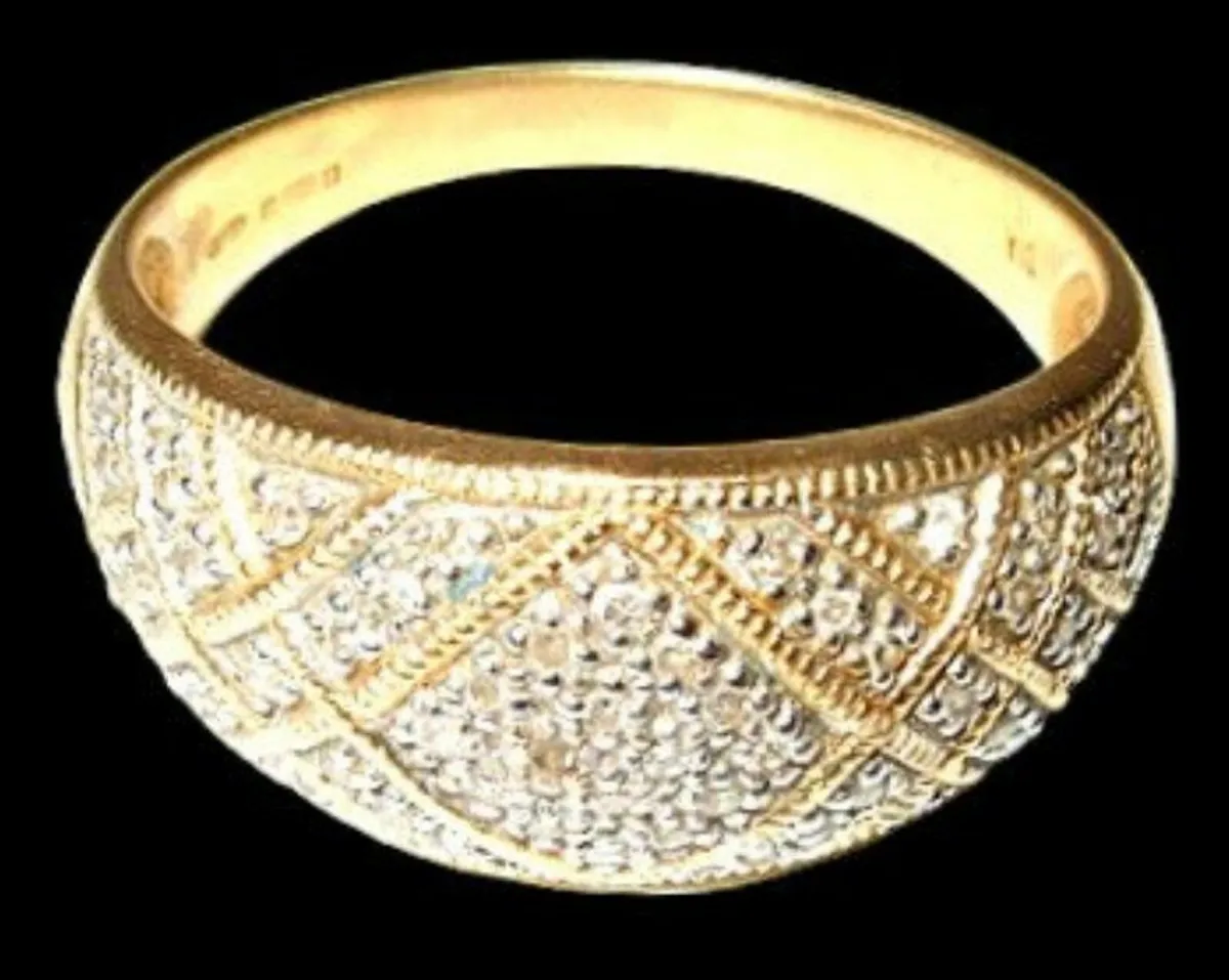 Vintage 18ct Gold/Diamond Ring - Image 4