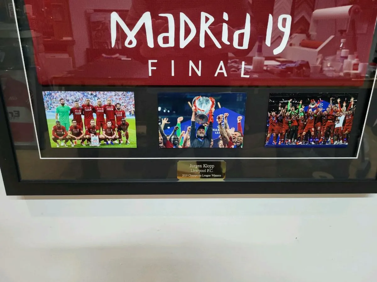 Jurgen Klopp Madrid 19 Signed Framed Shirt - Image 2