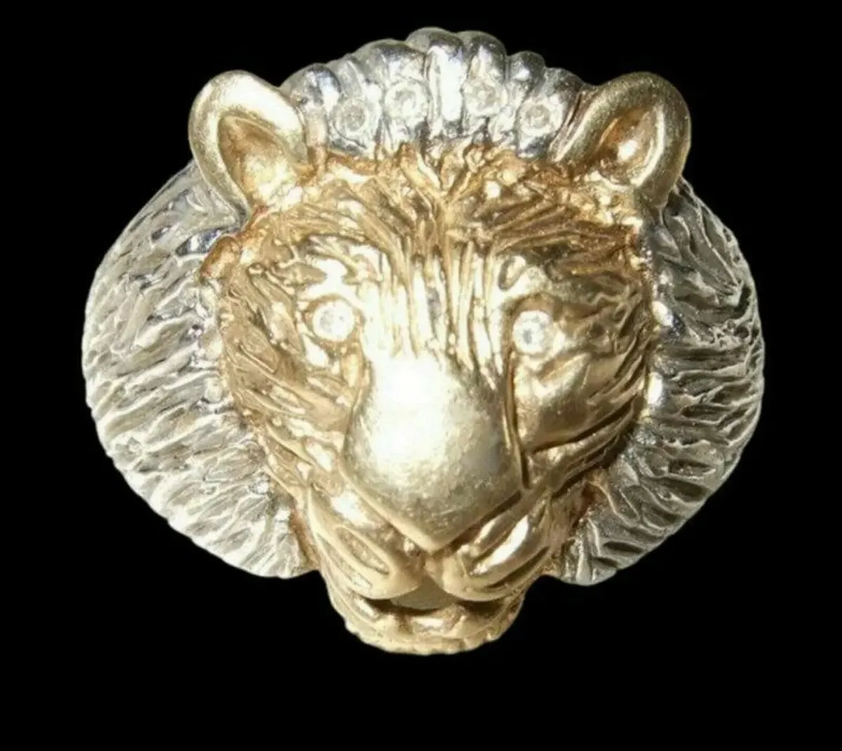 Vintage Hallmarked 9K Gold/Diamond Ring - Image 1