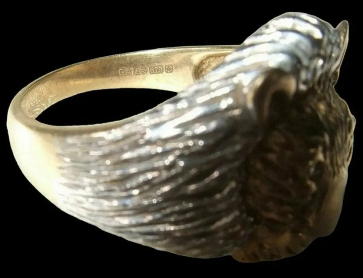 Vintage Hallmarked 9K Gold/Diamond Ring - Image 4