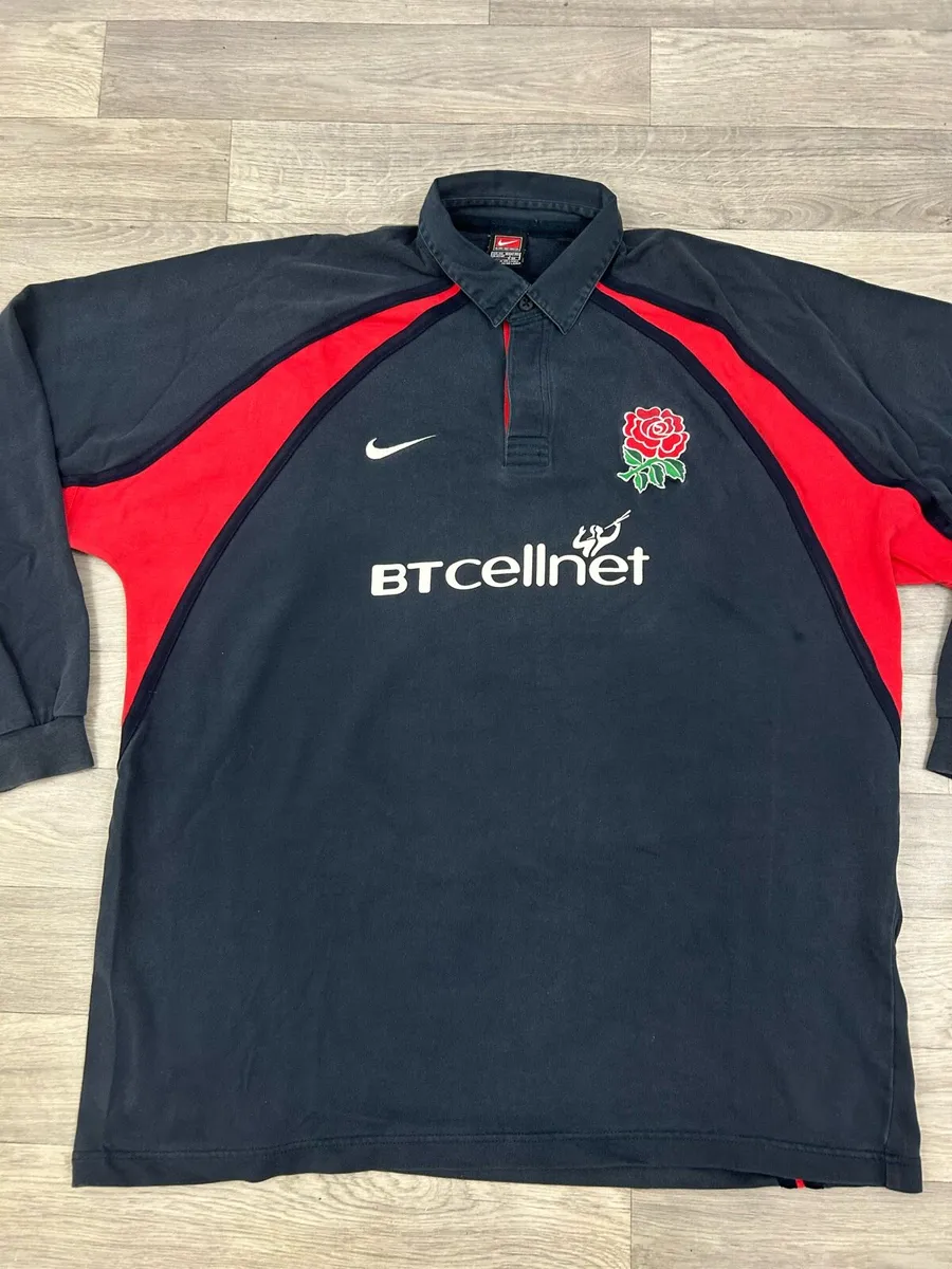 Vintage 2001 Nike England Rugby Jersey Shirt XL - Image 2