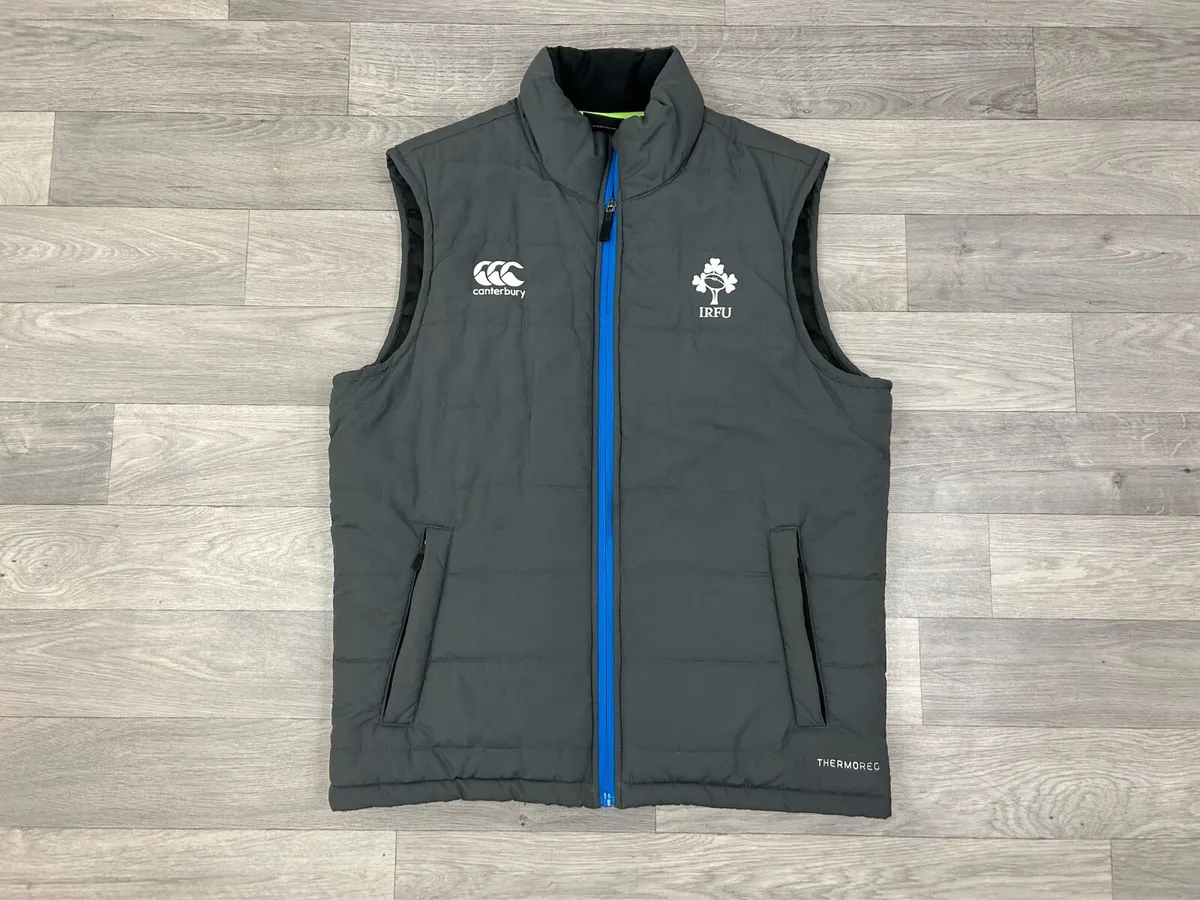 Canterbury Ireland Rugby Padded Bodywarmer Medium - Image 1