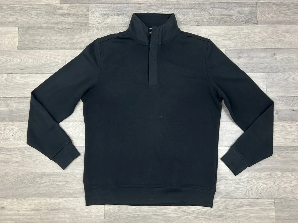 FootJoy FJ Half Button Golf Jumper Mens Large - Image 1