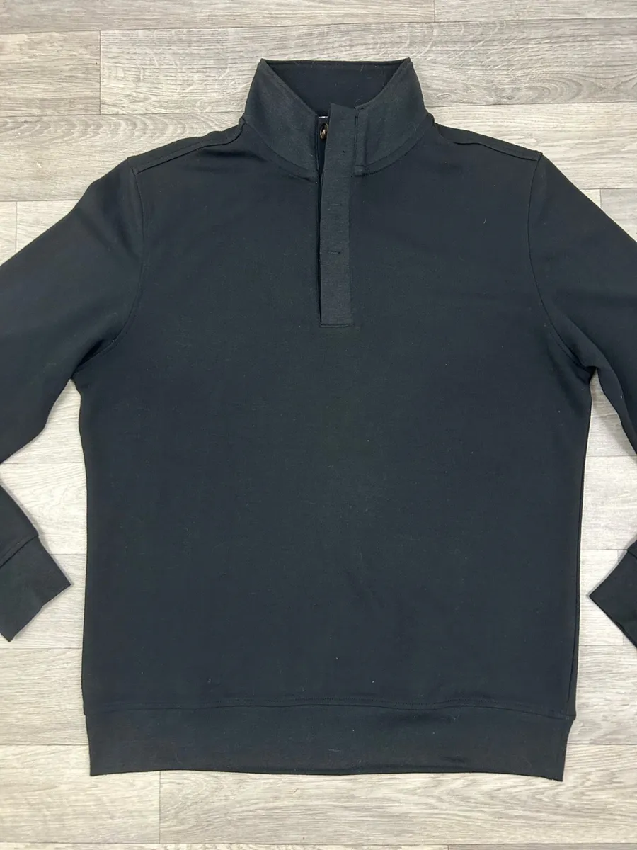 FootJoy FJ Half Button Golf Jumper Mens Large - Image 2
