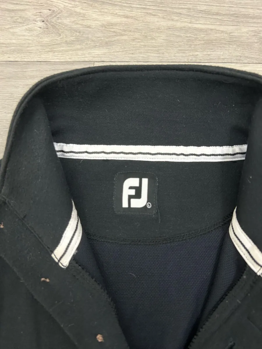 FootJoy FJ Half Button Golf Jumper Mens Large - Image 4