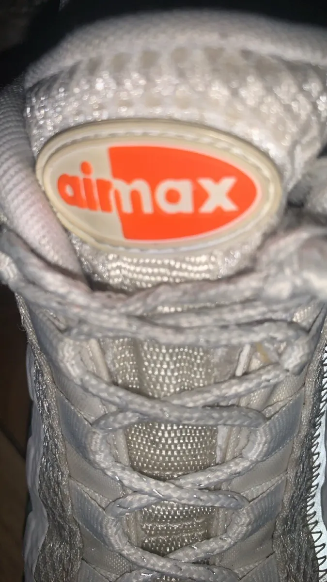 Nike Air Max 95 Ultra (White cool grey and orange) - Image 4