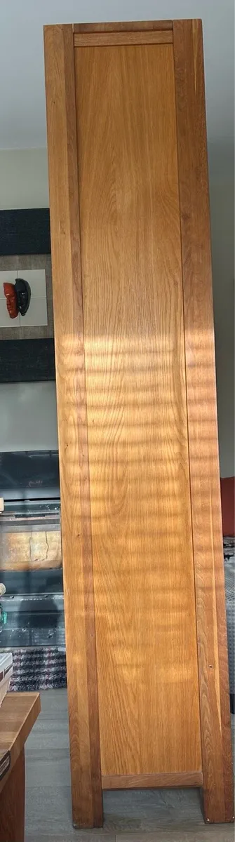 Solid Oak Tall book shelf - Image 2