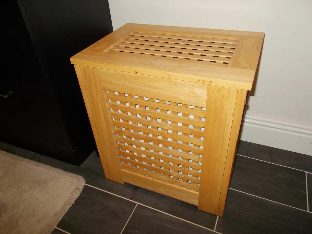 Wooden Laundry Bin / Basket - Image 1