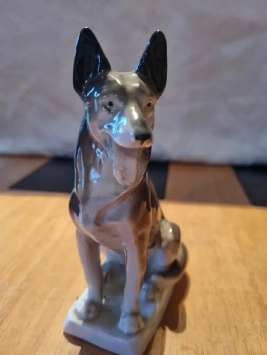 Vintage Porcelain Dog Figurine - Image 4