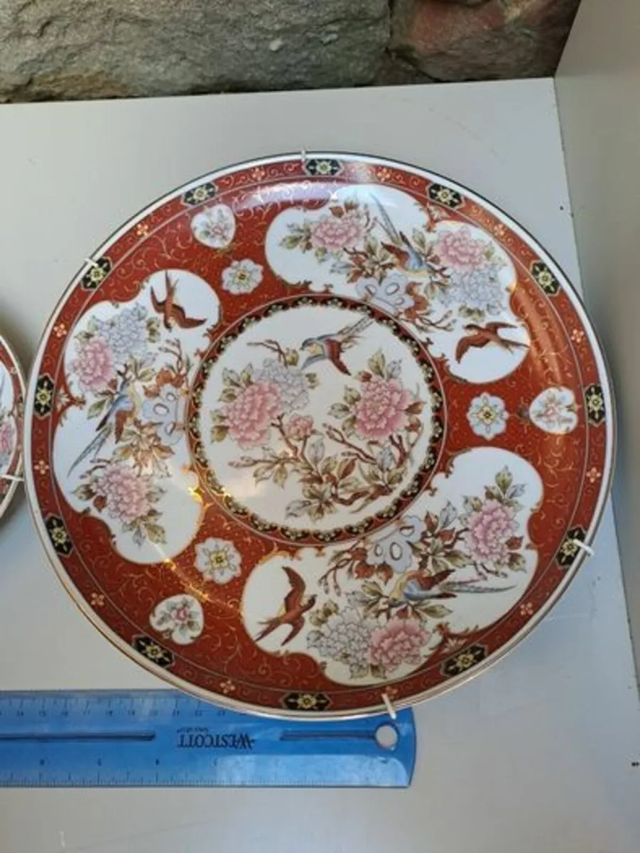Japanese Garden birds Wall plates - Image 3
