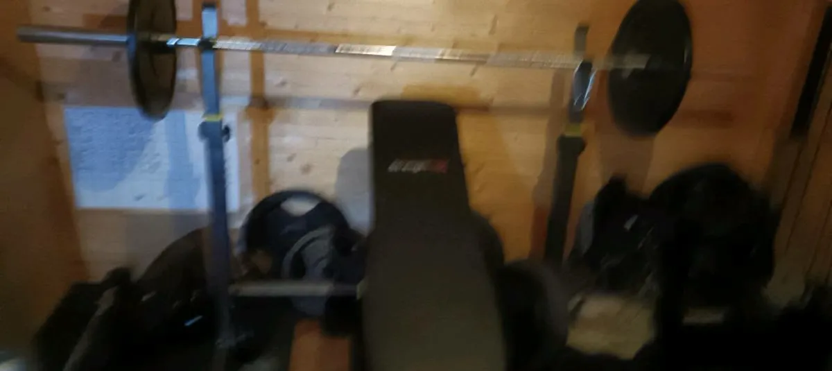 Weight Bench and squat stands - Image 3
