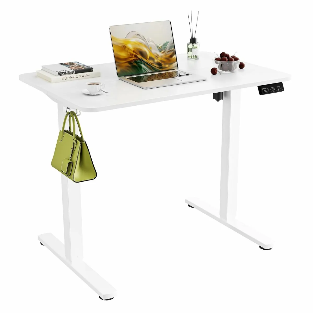 Electric Standing Desk 90x60cm Height Adjustable - Image 1
