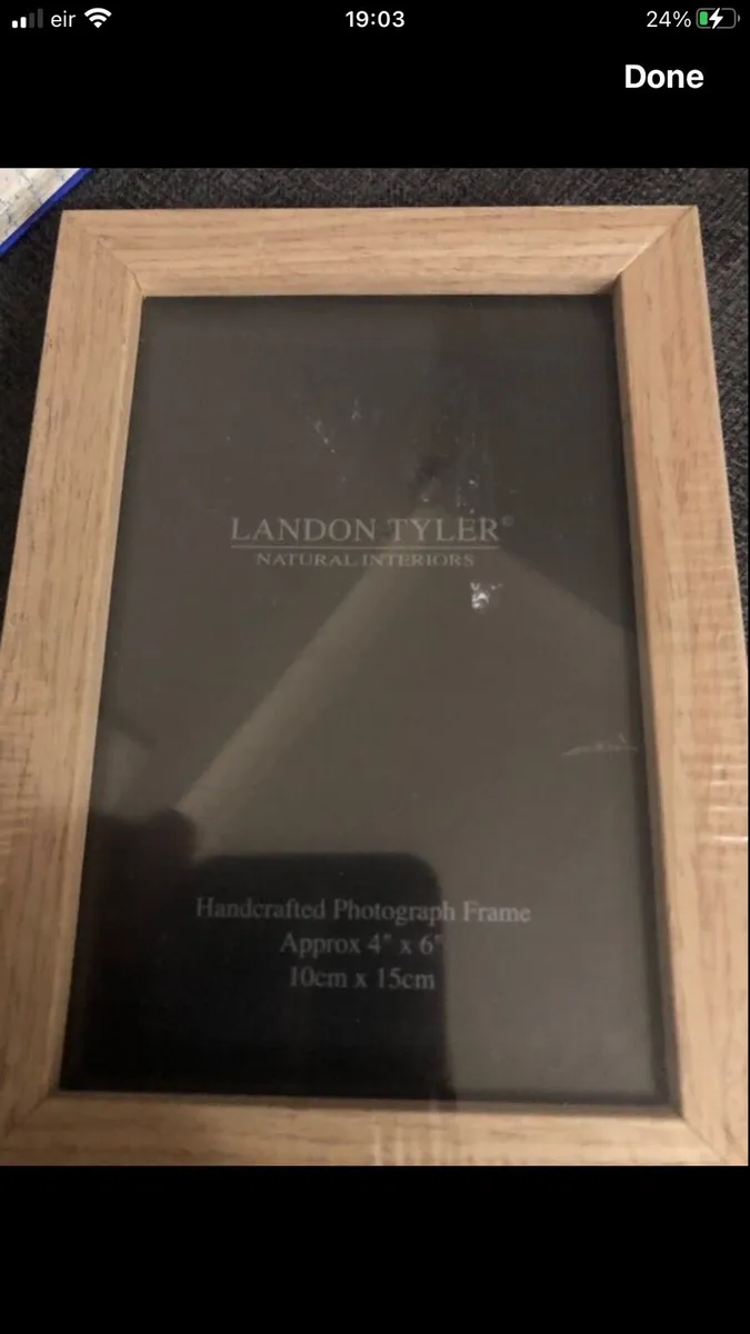 Two photos frames 4”x6” €3 - Image 1