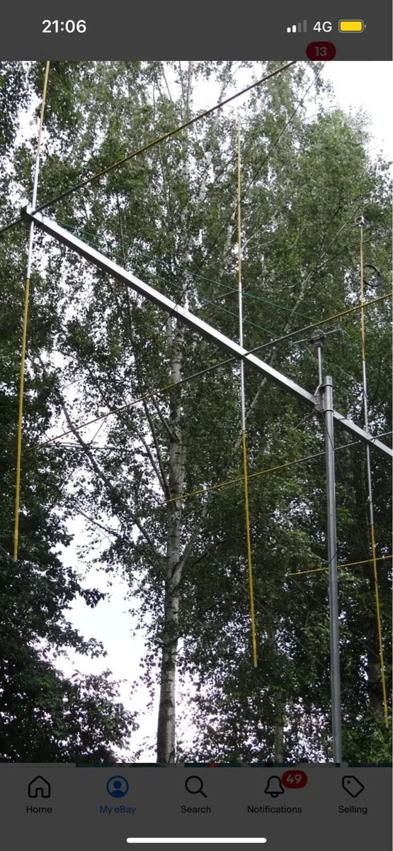 Amateur radio & cb quad antenna new