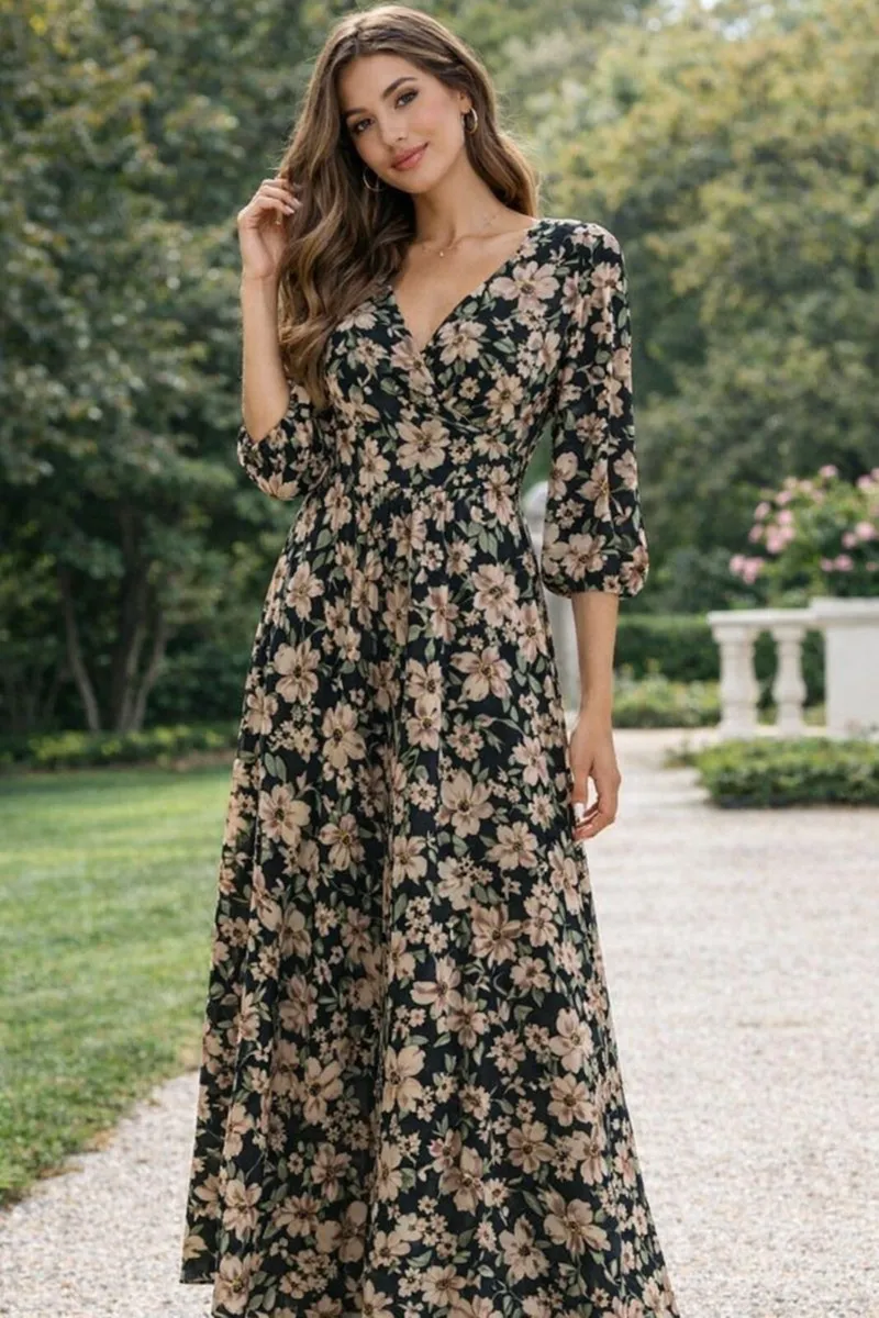 Ladies Floral Dress: Size 10