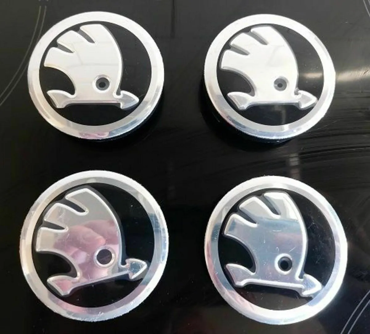 Skoda Centre Caps Set - FREE Post - Image 3