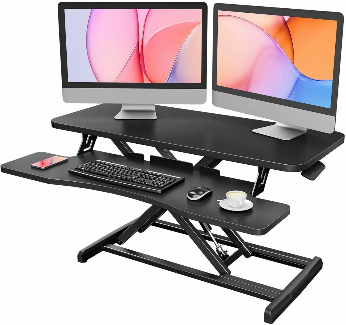 Standing Desk Converter 91cm/36'' Height Adjustabl - Image 1