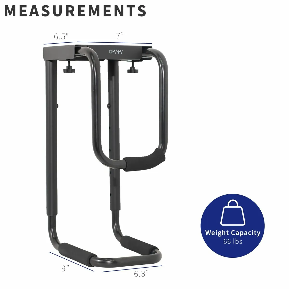 Heavy Duty Adjustable Under-Desk PC Mount - Image 4