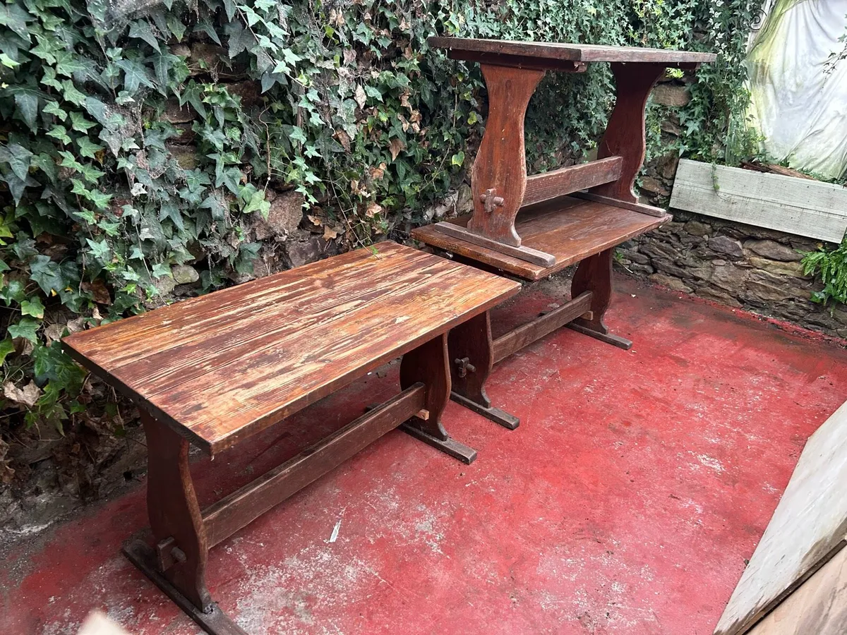 Vintage pub furniture - Image 3