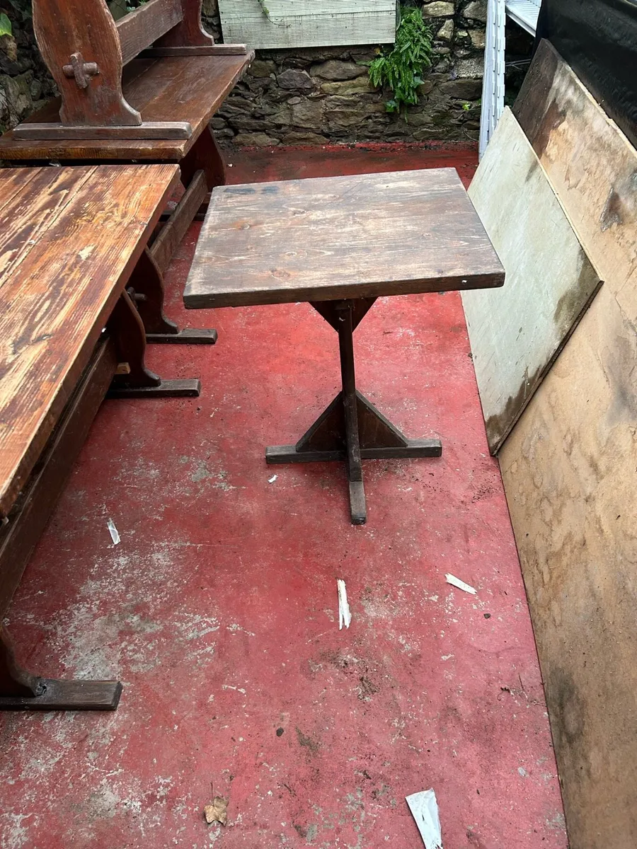 Vintage pub furniture - Image 4