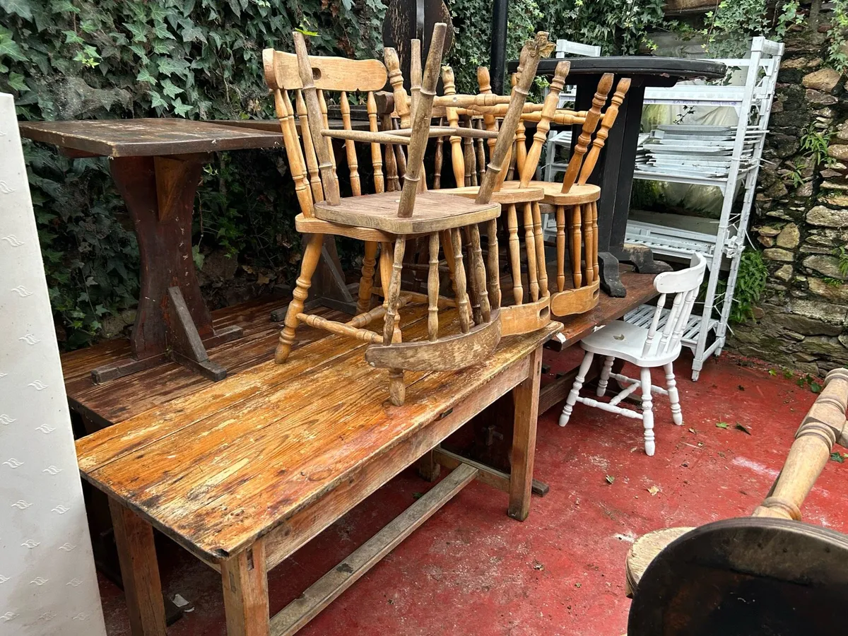 Vintage pub furniture - Image 1