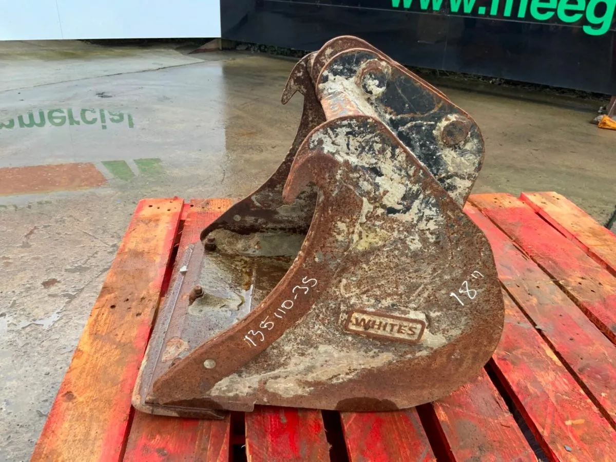 18 MINI DIGGER BUCKET.35mm PINS..1350 - Image 2