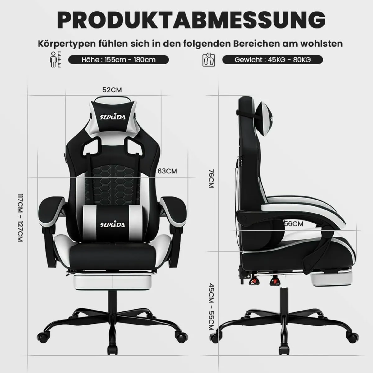 WOTSTA Ergonomic Gaming Chair for Adult Comfortabl - Image 3