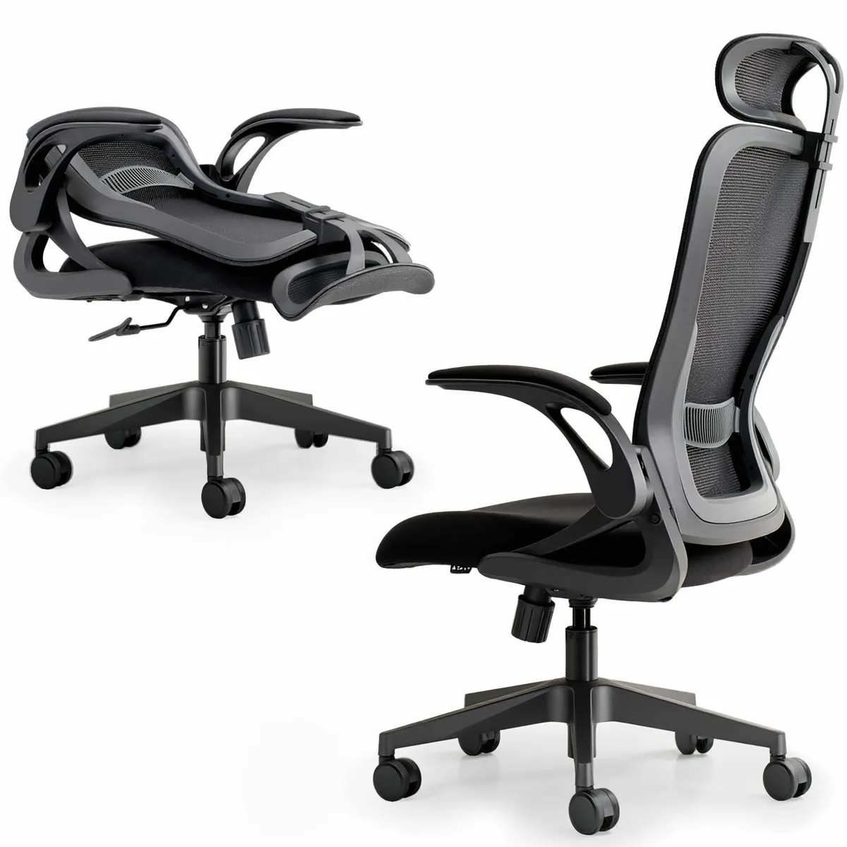 Model U Folding Office Chair for Small Spaces - Image 1