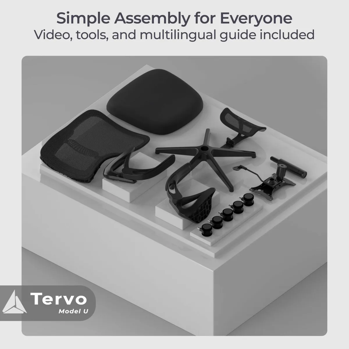 Model U Folding Office Chair for Small Spaces - Image 3