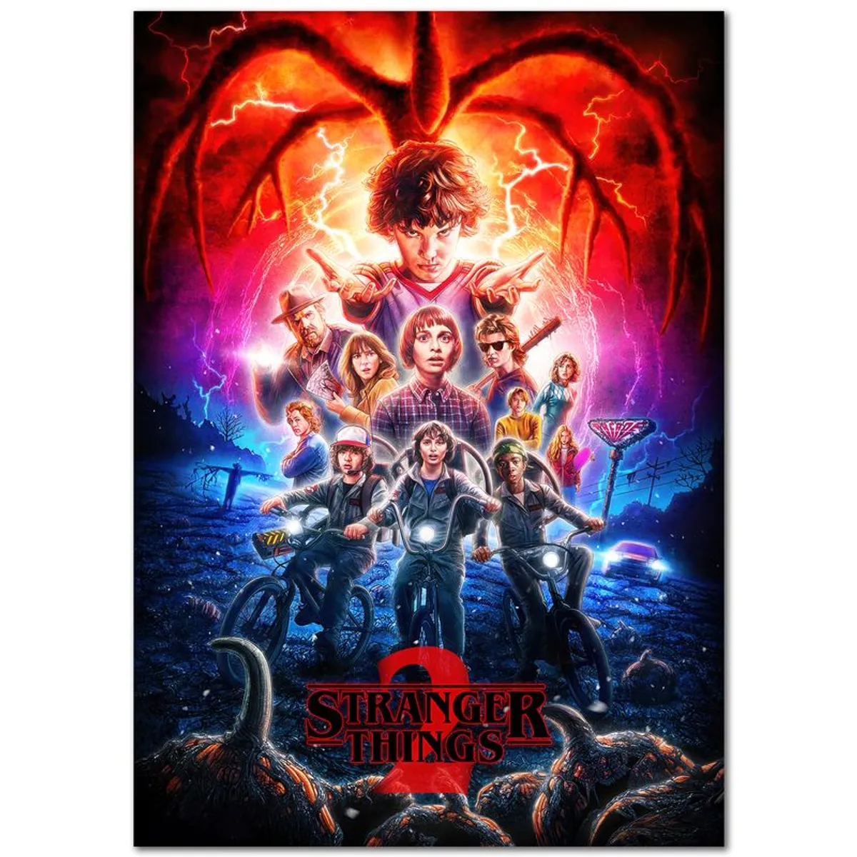 Stranger Things Season 1 - 5 Artwork - 5 x A3 Posters - Image 3