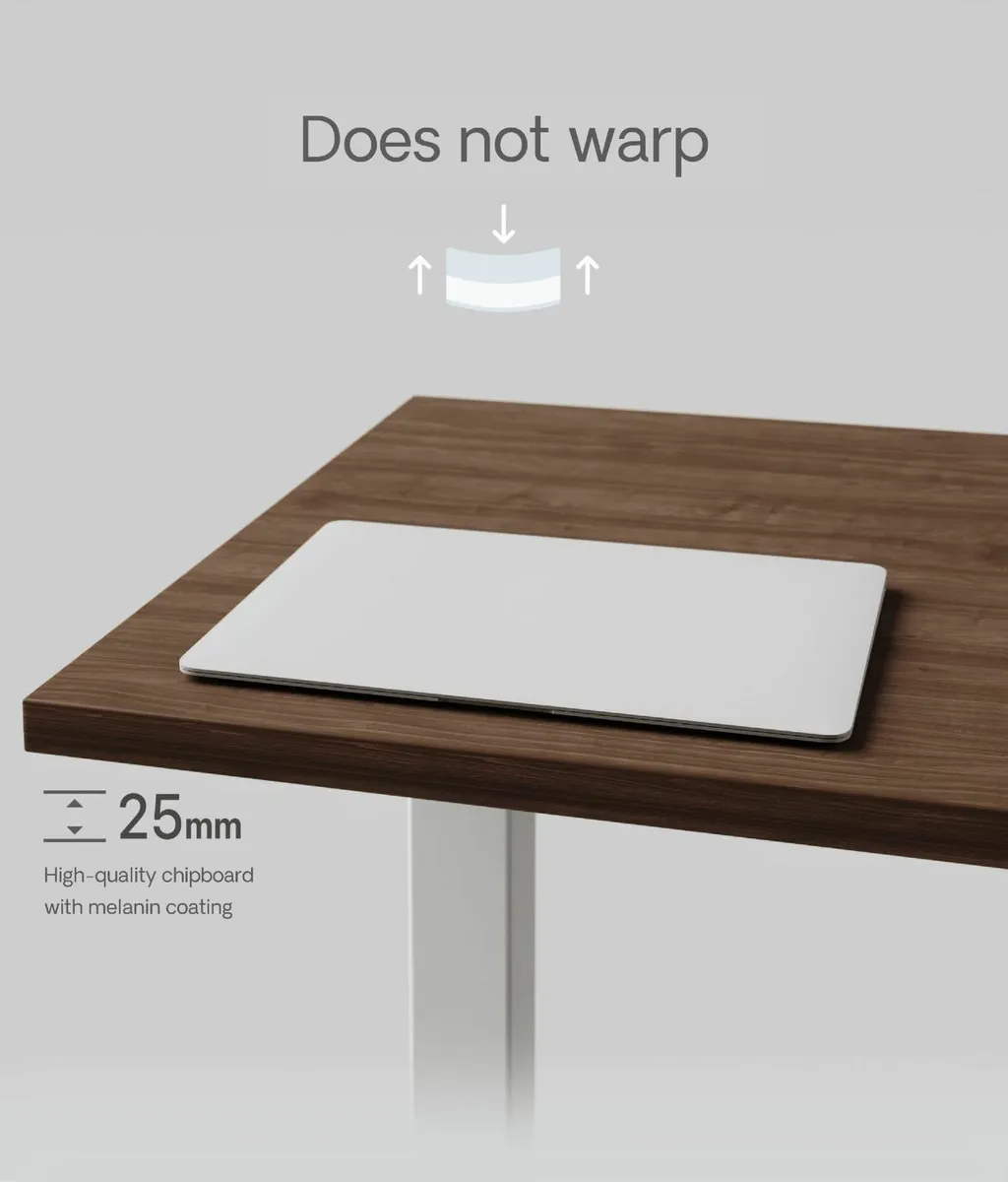 Table Top 120 x 60 cm Desk - Perfect for Height-Ad - Image 3