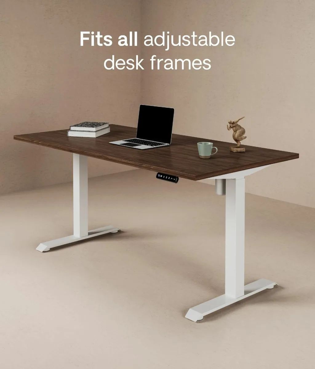 Table Top 120 x 60 cm Desk - Perfect for Height-Ad - Image 4