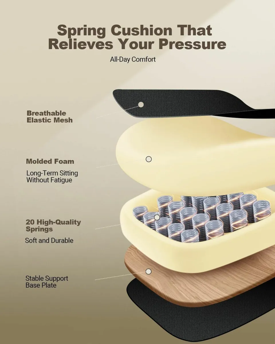 Ergonomic Office Chair Desk with 20 Pocket - Image 3