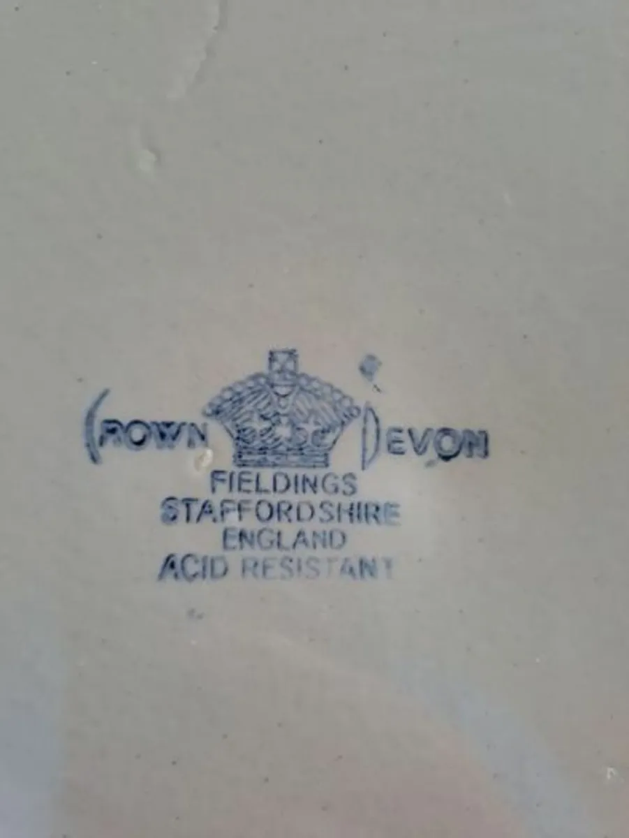 Vintage Crown Devon serving plate - Image 4
