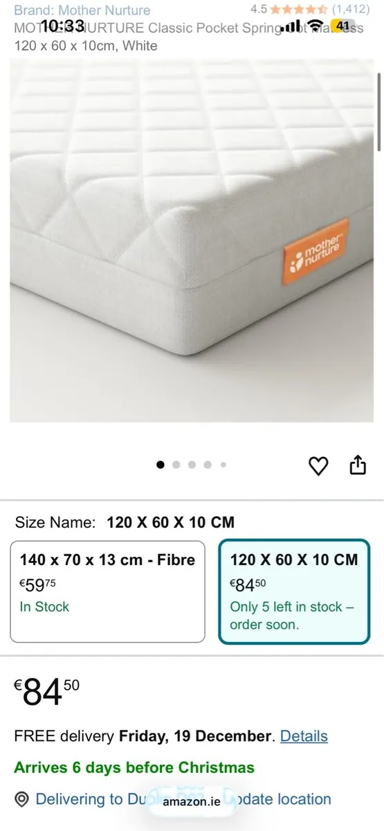 Toddler mattress + shoe rack - Image 3