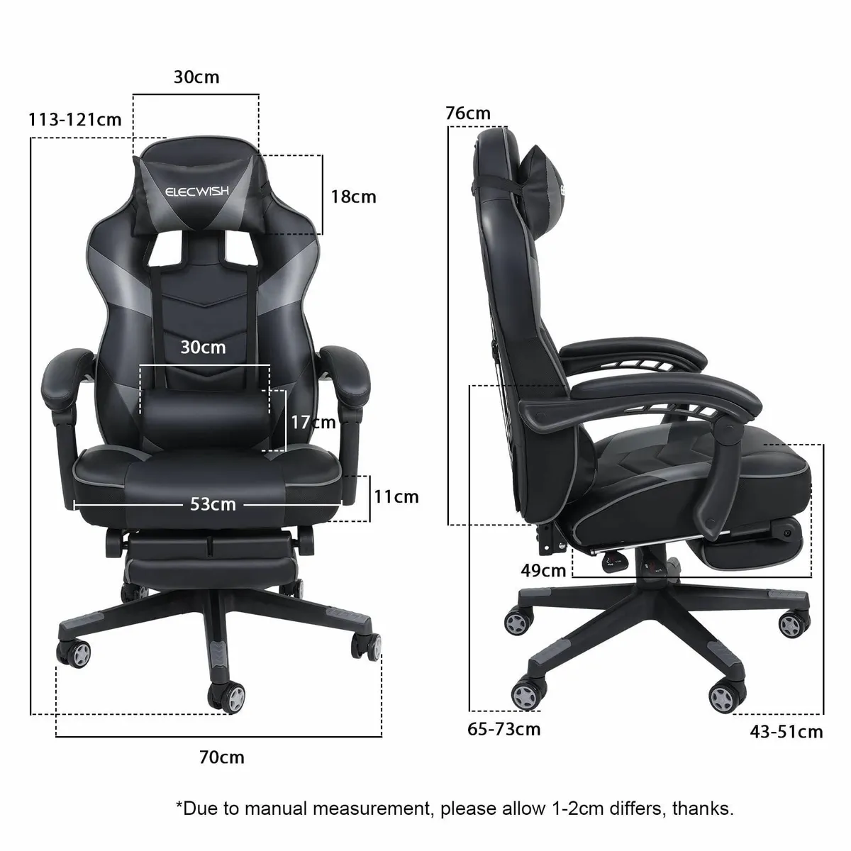Video Gaming Chair Massage for Adults with - Image 3