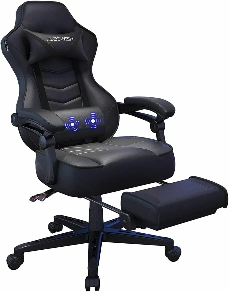 Racing Gaming Chair for adults with Footrest and - Image 1
