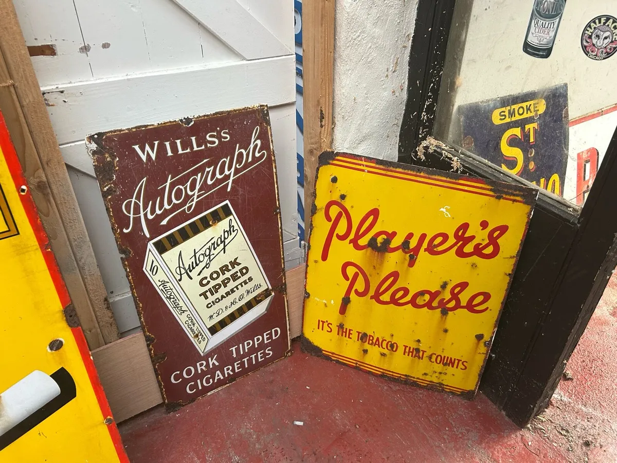 Antique enamel signs - Image 3