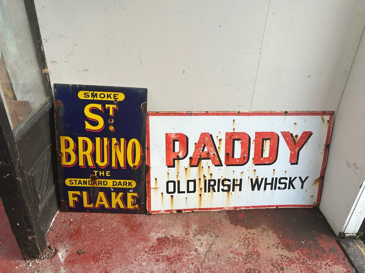 Antique enamel signs - Image 4
