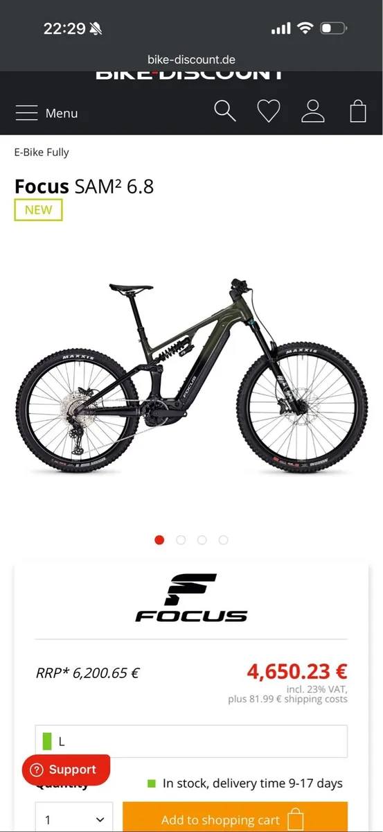 Focus sam2 6.8 E-MTB(2025) New bike 5k+ extras - Image 4