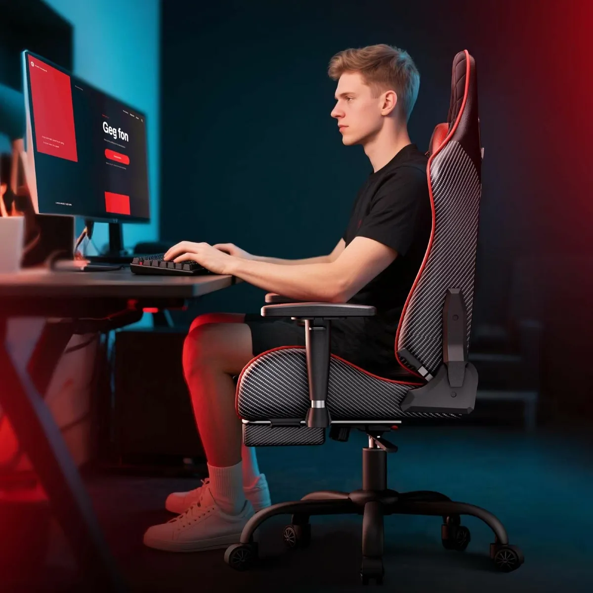 GCPro-10 Gaming Chair 145degrees Reclining Office - Image 2