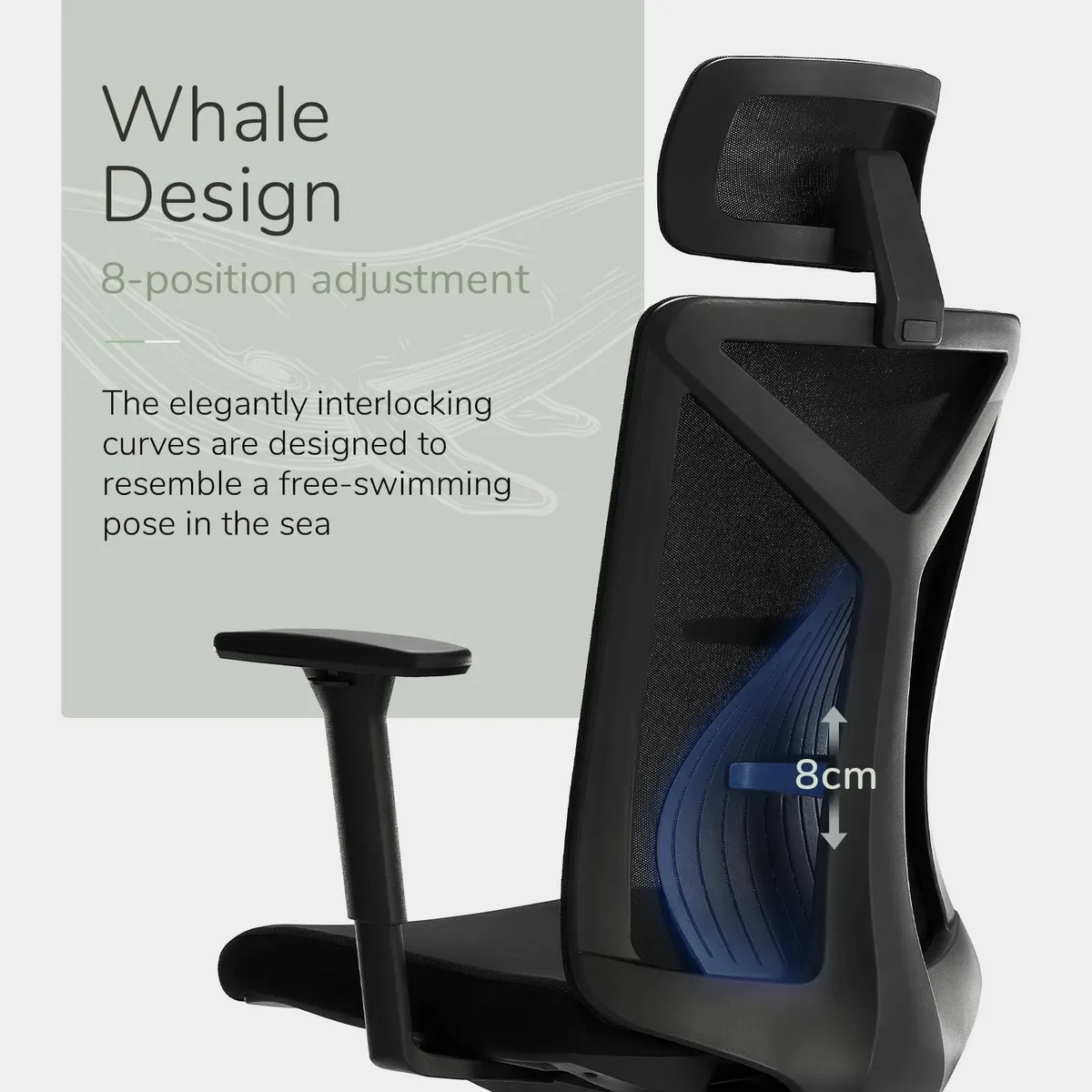 Mesh Computer Office Chair Home Swivel Ergonomic - Image 4