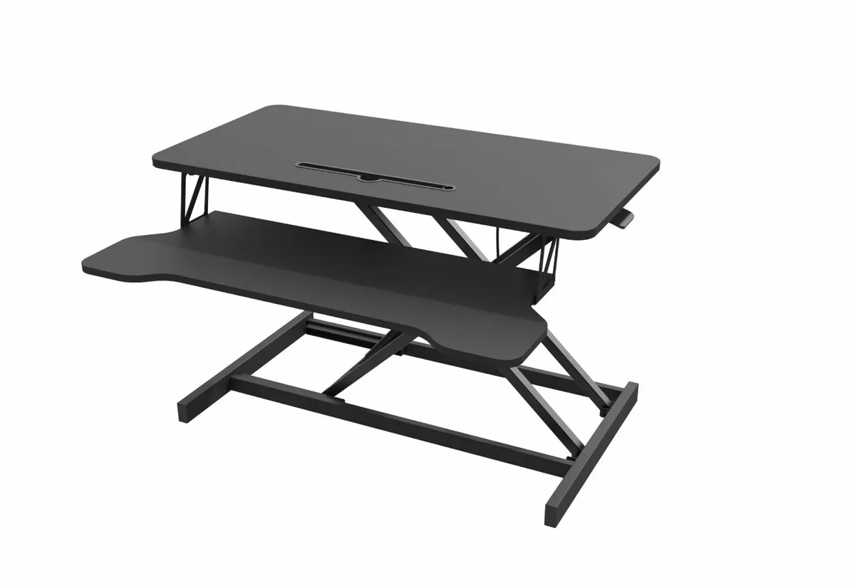 - Standing 80cm Desk Converter Ergonomic Sit-Stand - Image 3