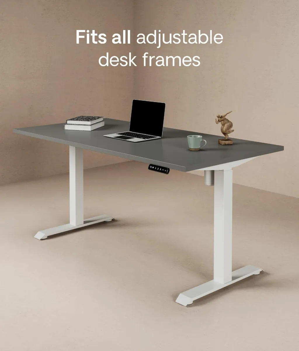 Table Top 120 x 60 cm Desk - Perfect for Height-Ad - Image 4