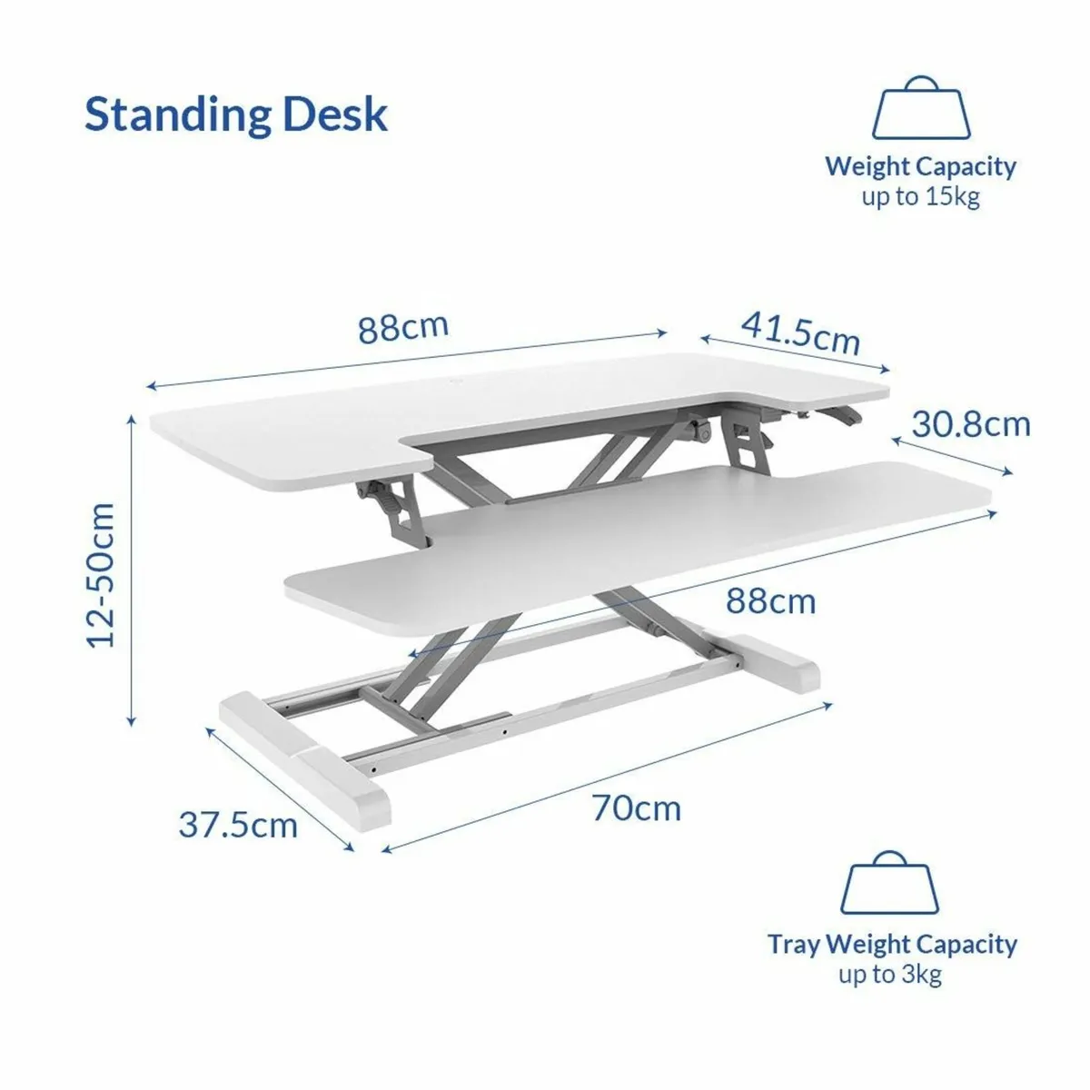 Standing Desk Converter Sit to Stand up Riser - Image 3