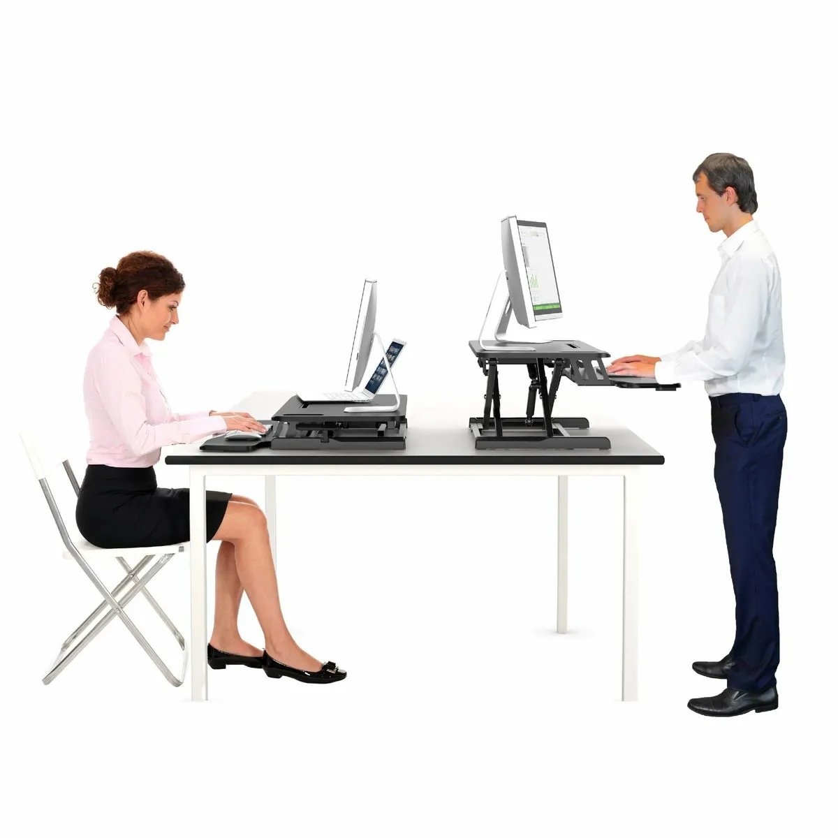 Standing Desk Converter – Height Adjustable Sit - Image 3